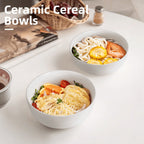 Ceramic Bowls For Kitchen, 27oz  Bowl Set Of 4  For Cereal, Salad, Pas